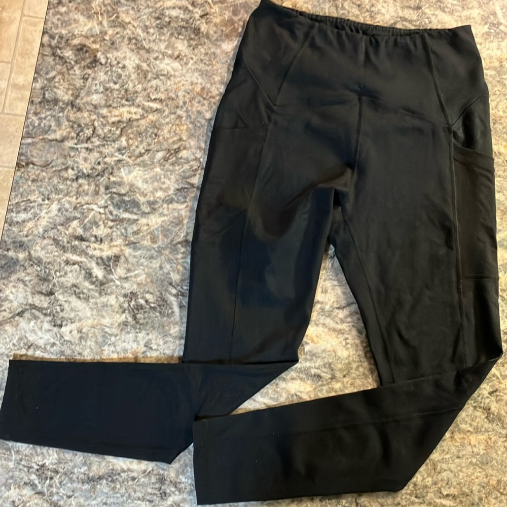 Buff Bunny Black L Leggings with side pockets